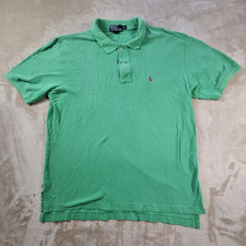 Polo Ralph Lauren Polo Shirt Mens XL Green Golfing Preppy