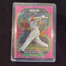 2022 Panini Prizm Draft Picks - Kelsie Whitmore Neon Pink Velocity Prizm 