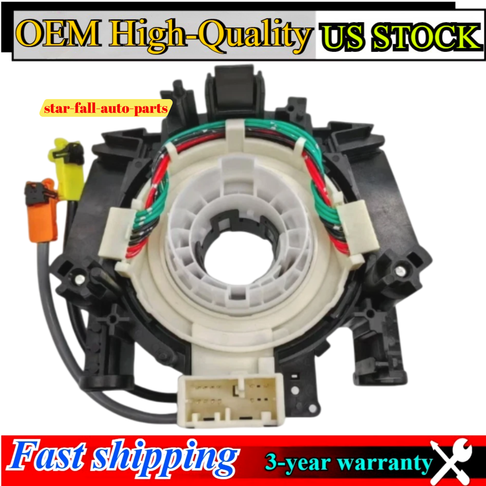 High-Quality Clock Spring Compatible with 2008-2011 Nissan Rogue 2.5L B5567-CB66A