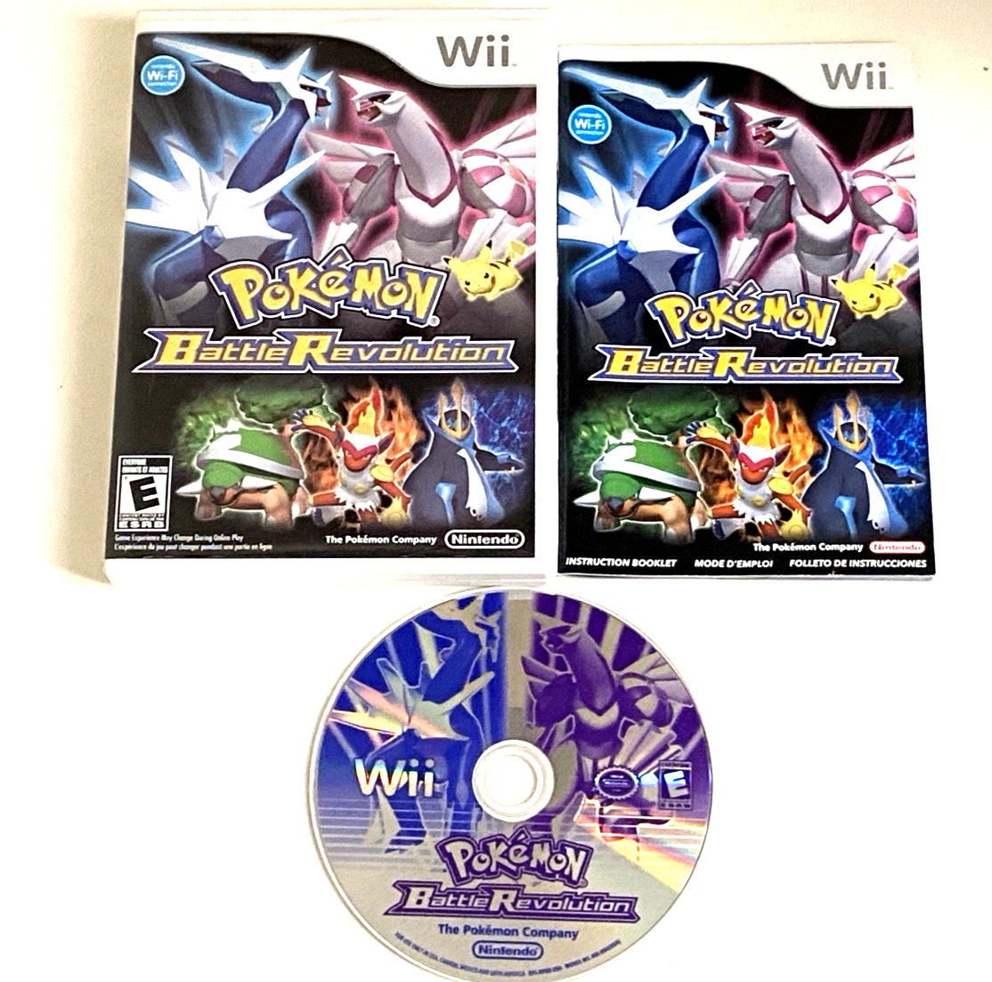 Pokemon Battle Revolution Nintendo Wii Complete Game Case Disc