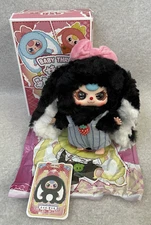 Cureplaneta Baby Three Black Bunny Rabbit Liquid Eyes Confirmed Plush Pendant