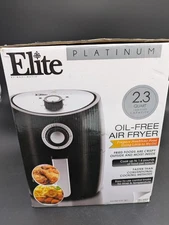 Elite Air Fryer 2.3 Quart Black EAF-801 New in Open Box