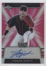 2019 Leaf Metal Draft Pink 3/20 Logan Wyatt #BA-LW1 Auto 0b0
