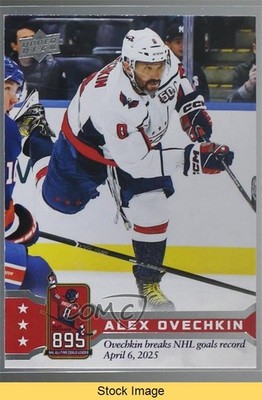 2025 GR8 Moments Red (Apr 6 2025) Alex Ovechkin Breaks NHL Goals Record READ 9jn