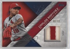 2018 Topps Major League Material Series 1 Red 6/25 Carlos Martinez #MLM-CM nd3
