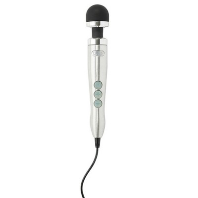 Doxy Original Number 3 Die Cast Wand Massager Brushed Metal