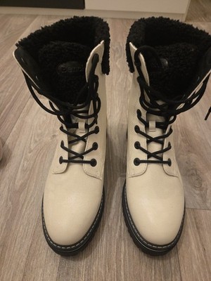 Winterstiefeletten Damen Leder Größe 40
