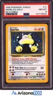Pokemon 1999 Snorlax 11/64 Holo Jungle No Symbol PSA 8