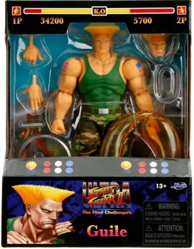 Jada Toys Ultra Street Fighter II: GUILE 6inch Action Figure