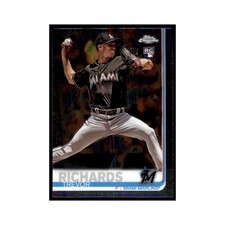 Trevor Richards Rookie 2019 Topps Chrome #93 Baseball Cards Baseball Card NM. rookie card picture