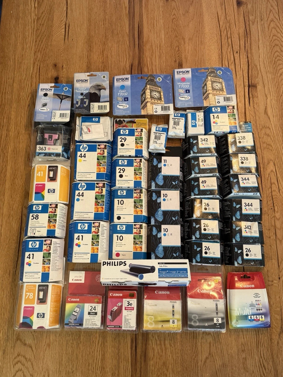 Job Lot Various 40+ Expired Genuine Ink Cartridges HP Canon Epson Expired - New
