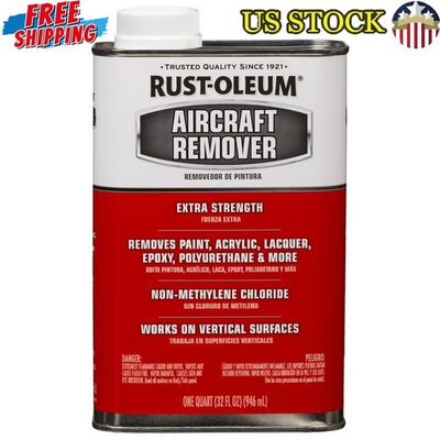 #ad Automotive Aircraft Paint Stripper Fast Acting Metal Finish Remover Quart New $39.20