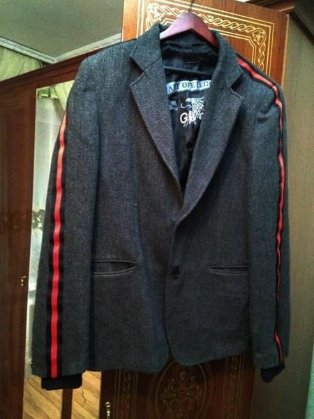 Men PME Legend Coat Grey Wool 44 / XXL / 52