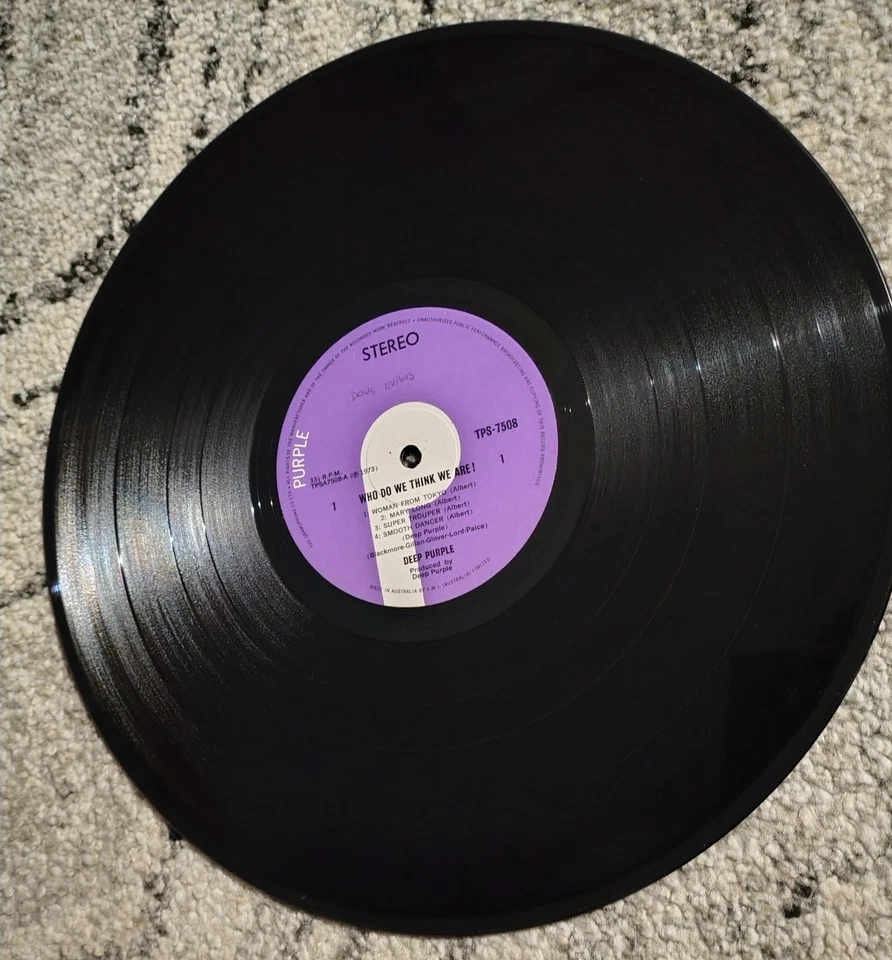 Deep Purple - Who Do We Think We Are VINYL LP (1973) AU Original Albert Pressing - Image 4 of 4
