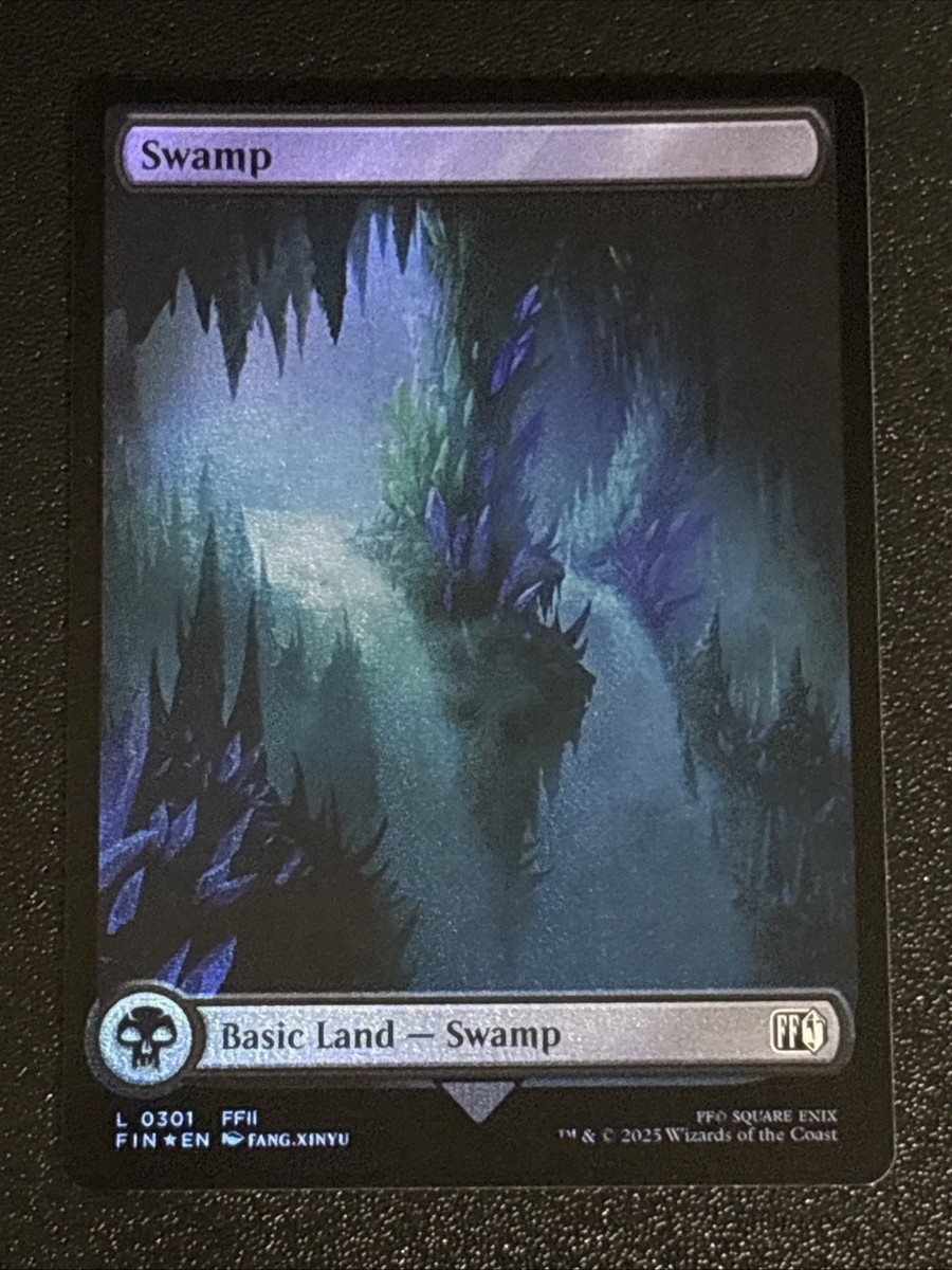 MTG Final Fantasy Swamp Full Art Foil 0301 NM | eBay