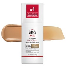 EltaMD UV Clear Tinted Face Sunscreen SPF 46 Oil- Free Tinted Moisturizer with