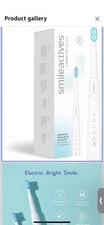 Smileactives Vibrite Sonic Power Electric Toothbrush Sonic Blue Light New