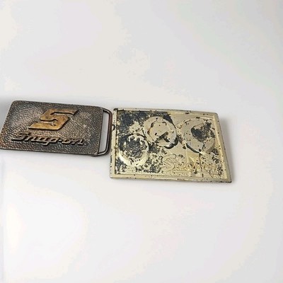 VINTAGE SNAP-ON TOOLS BELT BUCKLES  MADE USA SPP-347 SPP-525 Brass