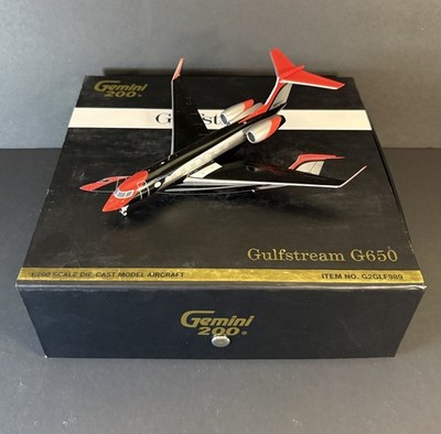 GeminiJets 1:200 Gulfstream G650ER N654GJ G2GLF989 Diecast Scale Model Airplane