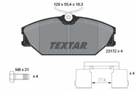 Textar Bremsbelagsatz, Scheibenbremse 2317203 FüR Renault