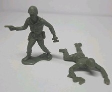 Vintage Tim Mee Army Men Green Plastic