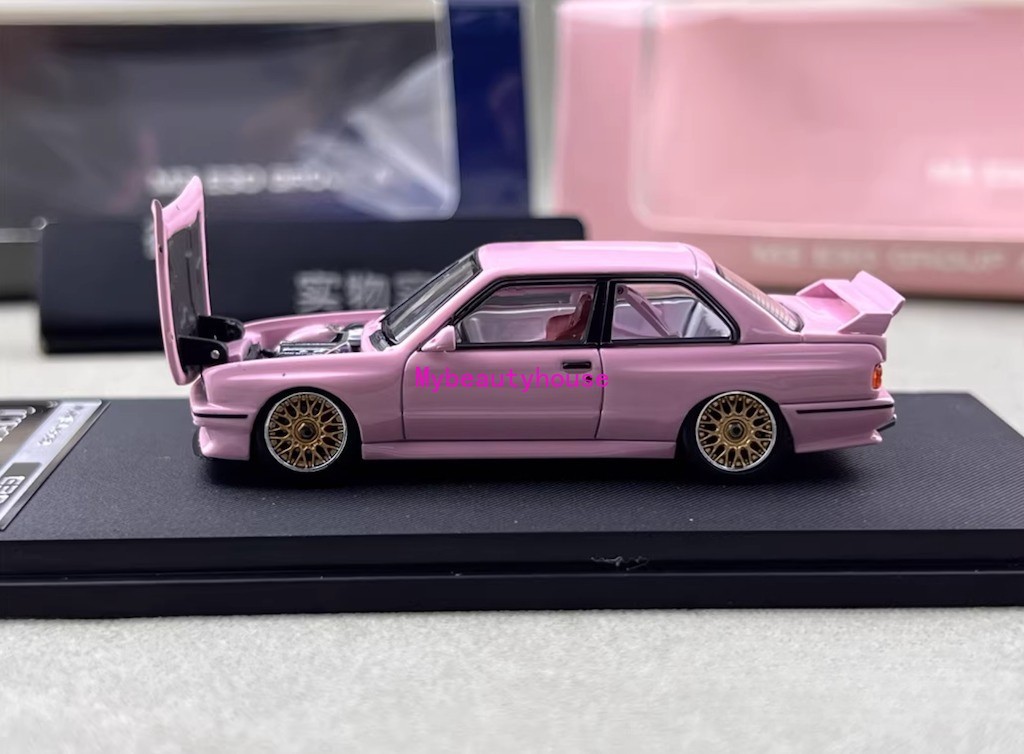 Mortal 1:64 Pink E30 M3 Coupe Sports Model Diecast Metal Car | eBay