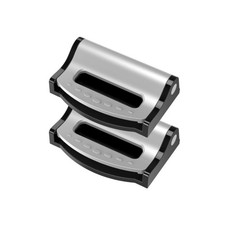 2 PIEZAS Ajustador de clip de cinturón de seguridad para automóvil Hebilla Correa Tapón Abrazaderas Seguro EE. UU.