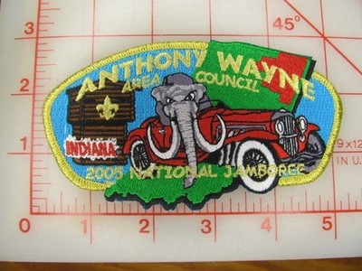 Anthony Wayne Council 2005 jamboree JSP collectible patch (pP)