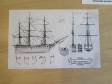 USS Constitution, LINES plan