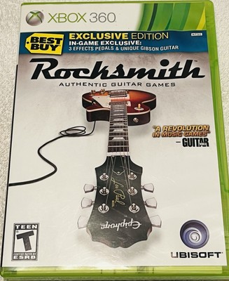 Rocksmith Best Buy Exclusive Edition Xbox 360 2011 Half of Fret Decals Included