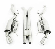 Stainless Exhaust for FORD MUSTANG V8 5L RHD 2015 - 2017 COUPE 3" TWIN CATBACK E