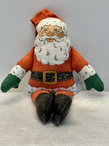Vintage HALLMARK Christmas Santa Claus Sewn Doll Toy Plush 7" 1979 St Nick - Picture 1 of 7