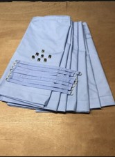 Camper Van Curtain Set,VW BABY BLUE Both Sides T3/T25,Blackout/Thermal/Magnets