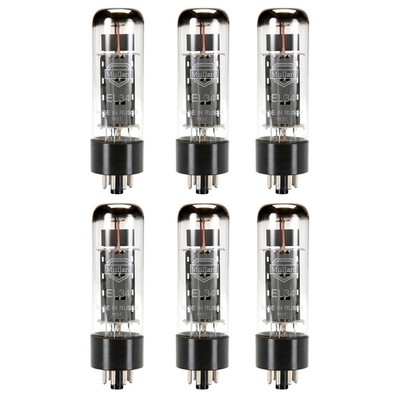 Brand New Current Matched Sextet (6) Reissue Mullard EL34 6CA7 Vacuum Tubes