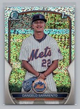 2023 Bowman Chrome Dangelo Sarmiento Chrome Prospects Speckle Refractor /299