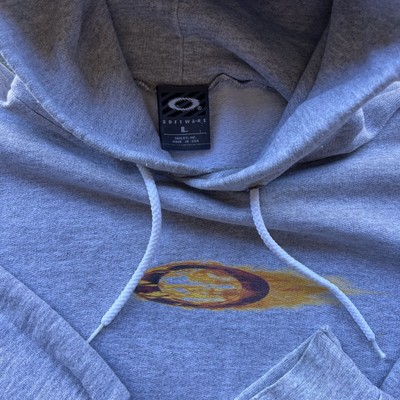 Vintage 90s Oakley Software Pullover Flame Center Logo Hoodie Mens