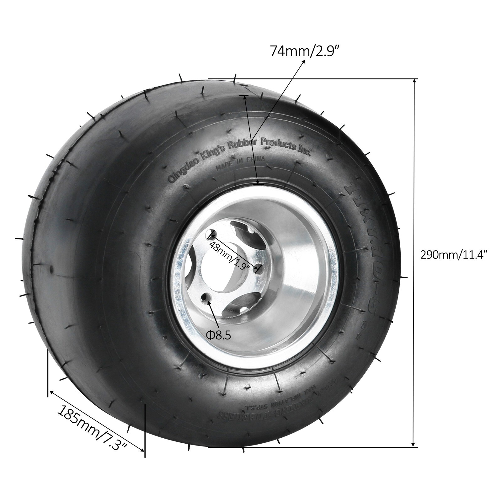 5 Inch Go Kart Wheels Hub Front Rear 10X4 50 5 11x7 10 5 Tire Rim Mini 5 Inch Go Kart Wheels Hub Front Rear 10X4 50 5 11x7 10 5 Tire Rim Mini