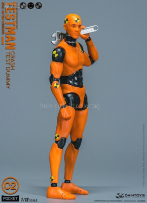 Damtoys Dps09 1/12 Testman Crash Test Dummy Real-Action Attribute