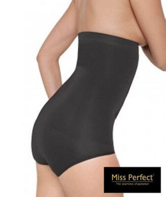 NEU FORMWUNDER HOHER BODY-SLIP MIEDERSLIP GR 40 MISS PERFECT  schwarz *527987