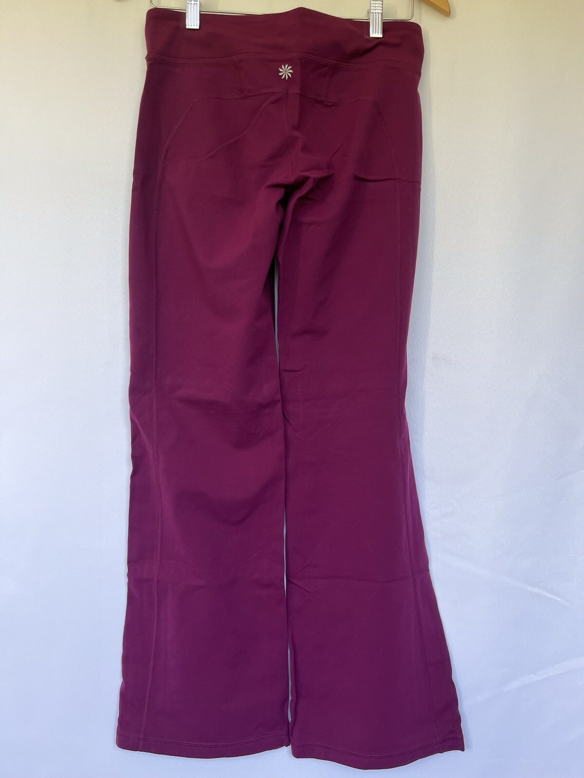 Athleta Kick Booty Flare Yoga Pants Raspberry Purple… Gem