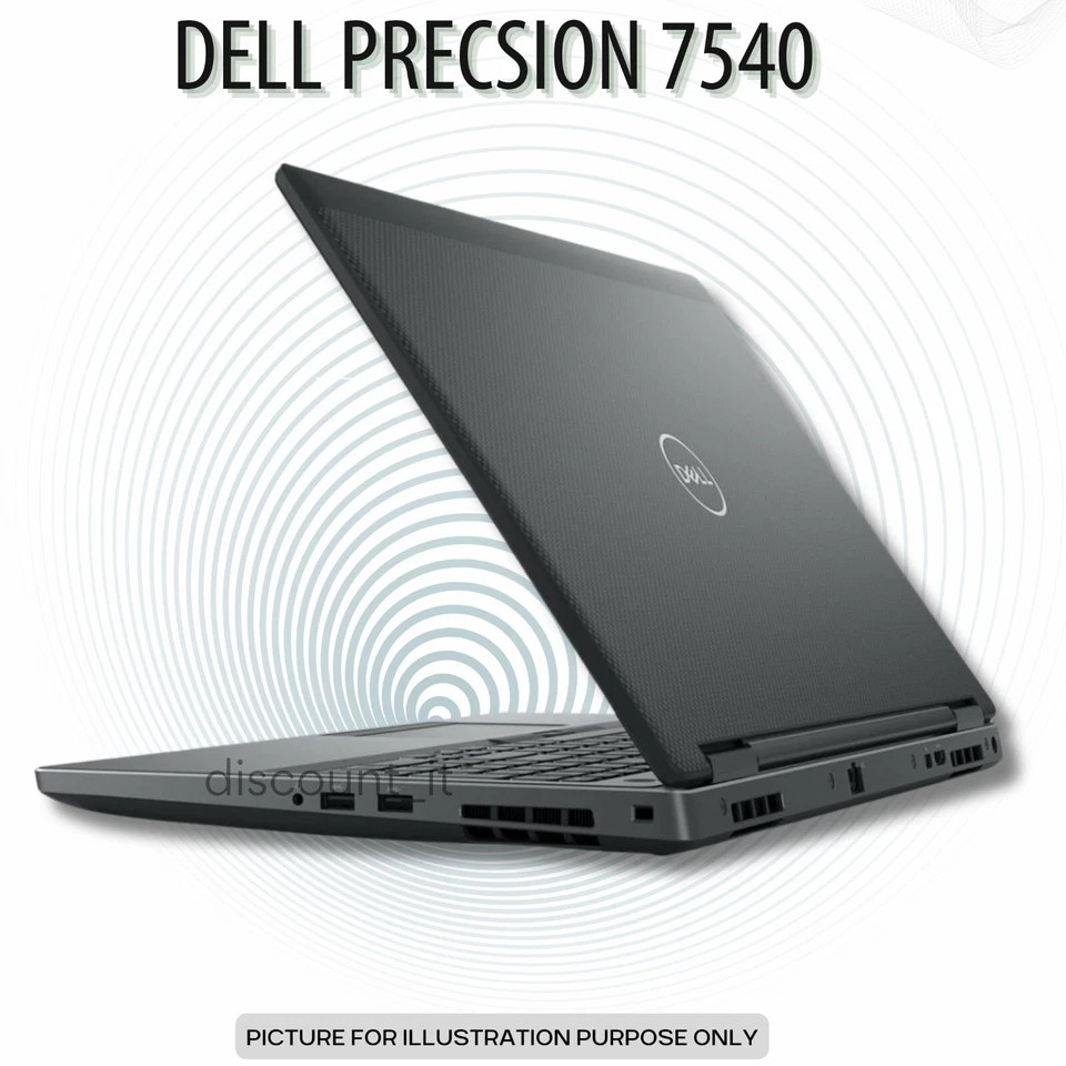 DELL PRECISION 7540 Laptop 15.6'' FHD Core i7 9th Gen 64GB RAM DDR4 2TB SSD - Image 4 of 4