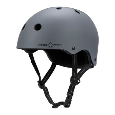 Pro-Tec Low Pro Skatehelm Helm - Grau ABS Schale Unisex
