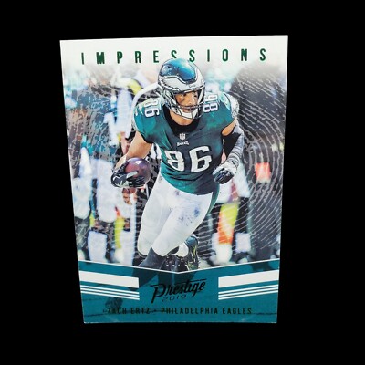 2019 Prestige Zach Ertz Xtra Points /99 Green Philadelphia Eagles TE Impressions
