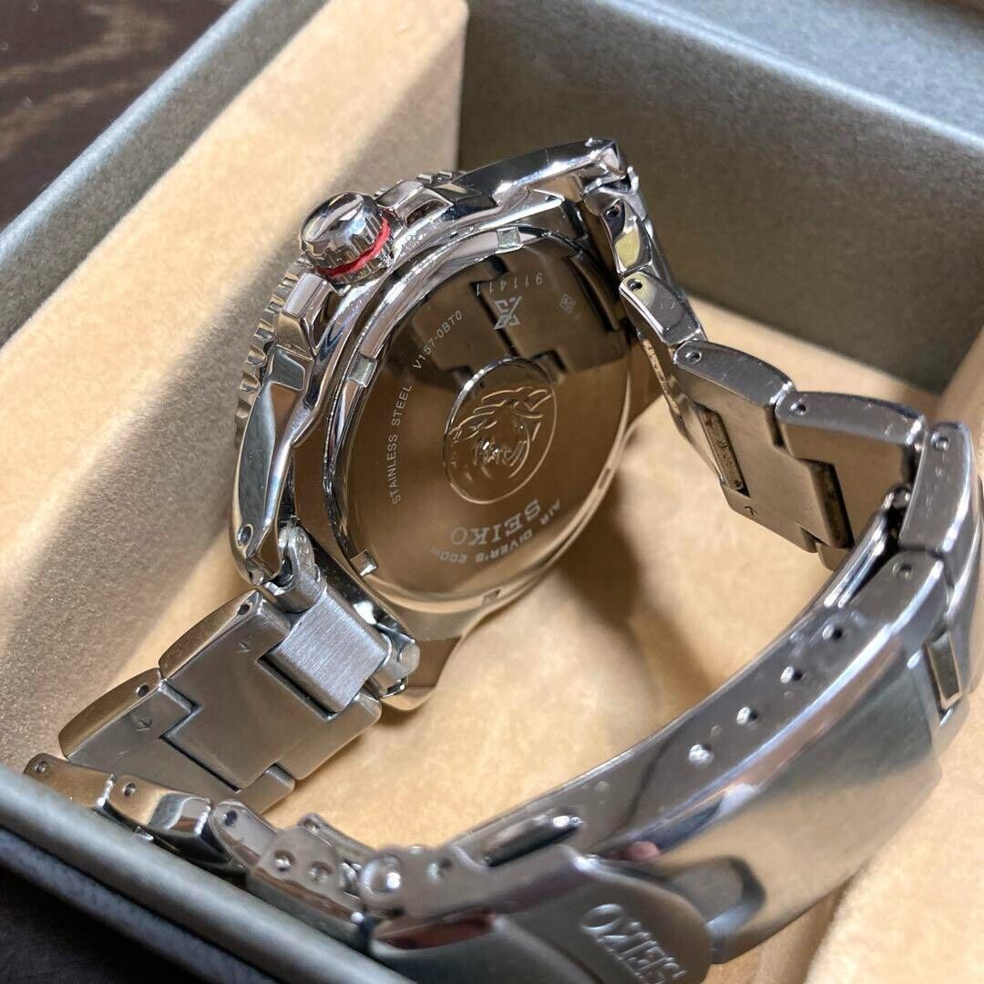 Seiko Prospex V157-0BT0 SBDJ017 Air Divers 200m Date Solar Seiko Prospex V157-0BT0 SBDJ017 Air Divers 200m Date Solar