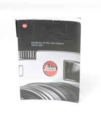 HANDBOOK OF THE LEICA SYSTEM 2000/2001/147892