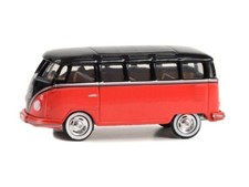 1956 Volkswagen 23-Window Microbus - Red 1:64 Scale Model - Greenlight 37290B