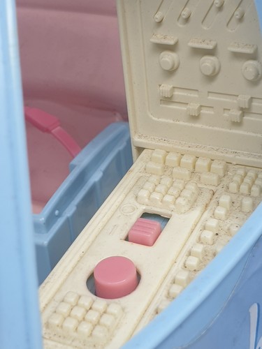 Mattel Barbie Doll Blue Airplane Jumbo Jet 1999 Intercom, Sounds Working - Picture 9 of 22