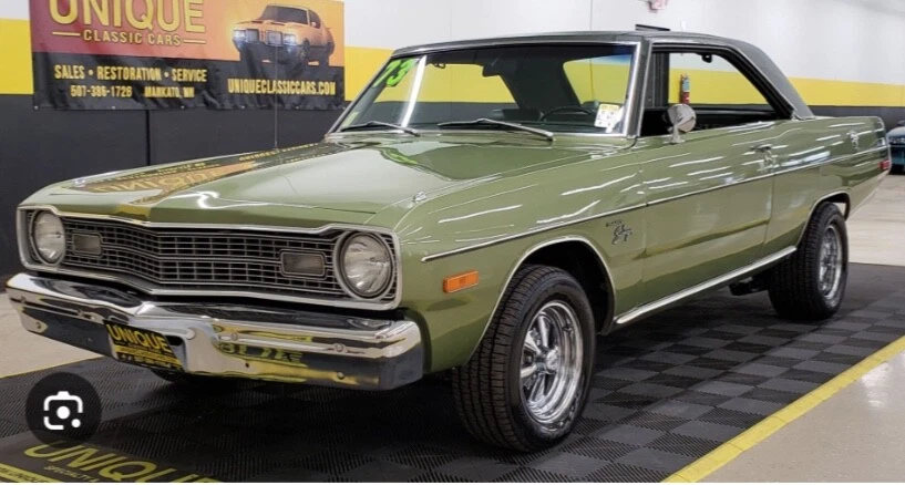 Dodge Dart Grile Mopar 1973 1974 luces de estacionamiento molduras cromadas relleno de parachoques fabricante de equipos originales Foto 2 de 4