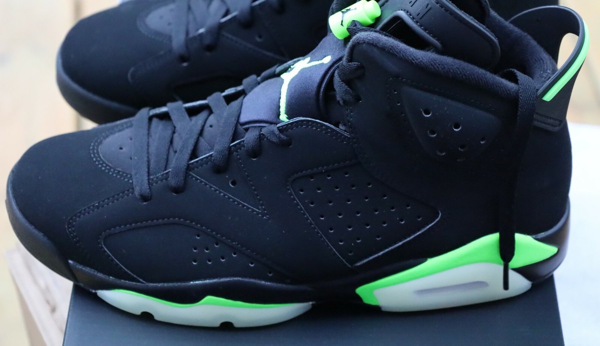 BRAND NEW NIKE Air Jordan 6 Retro Electric Green Black 2021