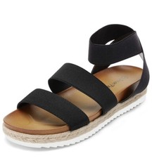 DREAM PAIRS Women's Elastic Ankle Strap Open Toe Sandals Platform Wedge Sandals